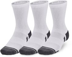 Under Armour Performance 3p Mid Sportsocken white-white-pitch gray