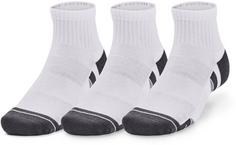 Under Armour Performance 3p Quarter Sportsocken white-white-pitch gray