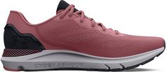 Rückansicht von Under Armour Hovr Sonic 6 Laufschuhe Damen pink elixir-black-halo gray