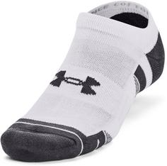 Rückansicht von Under Armour Performance 3pk low Sportsocken white-white-pitch gray