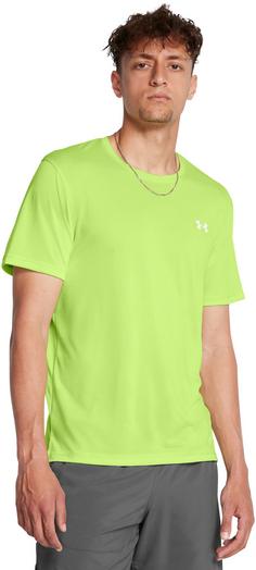 Rückansicht von Under Armour Launch Funktionsshirt Herren morph green reflective