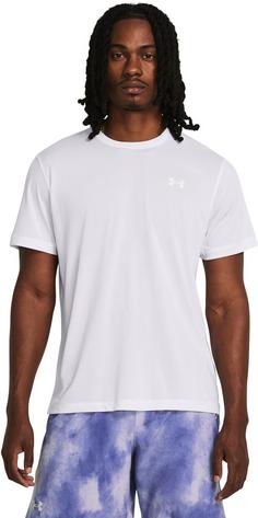 Rückansicht von Under Armour Launch Funktionsshirt Herren white-reflective