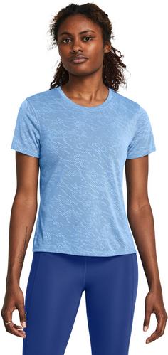 Rückansicht von Under Armour Launch Camo Funktionsshirt Damen horizon blue- reflective