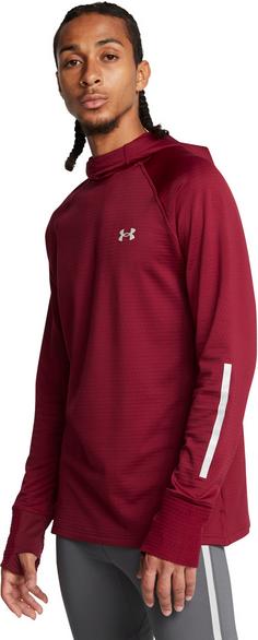 Rückansicht von Under Armour Launch Elite Hoodie Herren cardinal reflective