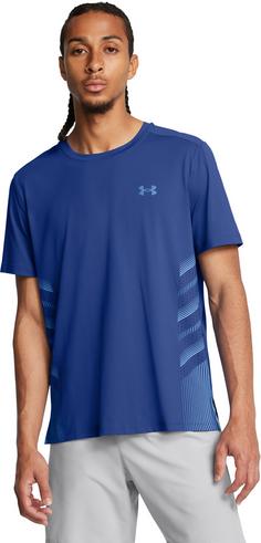 Rückansicht von Under Armour Launch Elite Funktionsshirt Herren tech blue horizon blue reflective