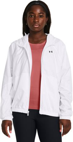 Rückansicht von Under Armour SPORT WINDBREAKER Windbreaker Damen white