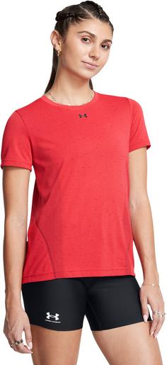 Rückansicht von Under Armour Vanish Seamless Loose Funktionsshirt Damen racer red