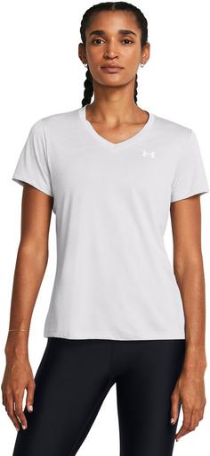 Rückansicht von Under Armour TECH SSV- TWIST Funktionsshirt Damen halo gray