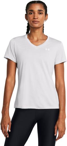 Rückansicht von Under Armour Tech SSV- Twist Funktionsshirt Damen halo gray