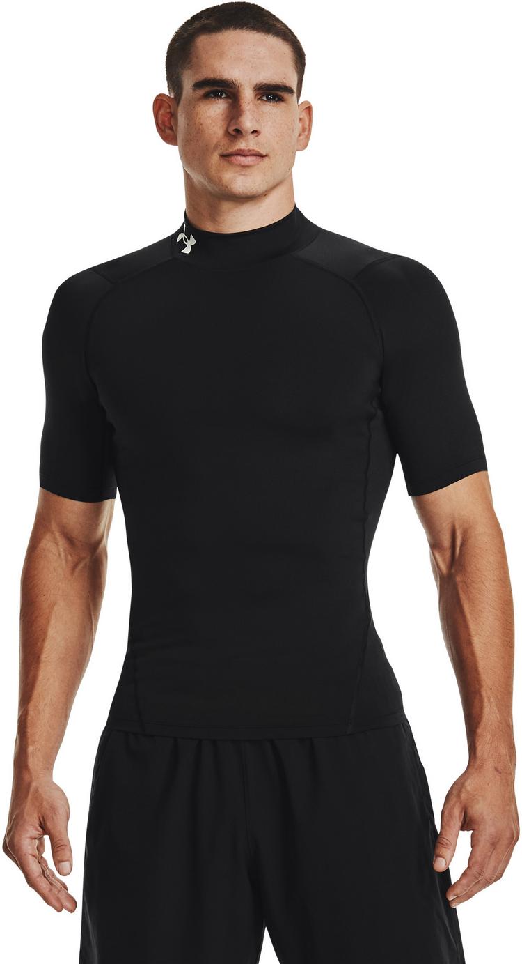 Under Armour Under Armour HeatGear Armour Comp Mock Funktionsshirt Herren - black - 0 | SportScheck