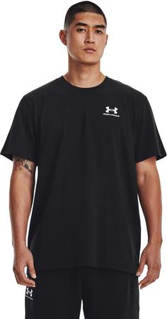 Rückansicht von Under Armour LOGO HEAVYWEIGHT Funktionsshirt Herren black