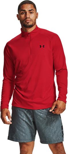 Rückansicht von Under Armour Tech 2.0 Funktionsshirt Herren red