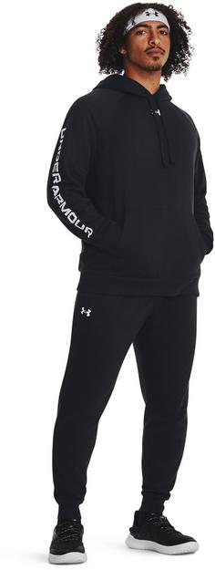 Rückansicht von Under Armour Rival Fleece Trainingsanzug Herren black