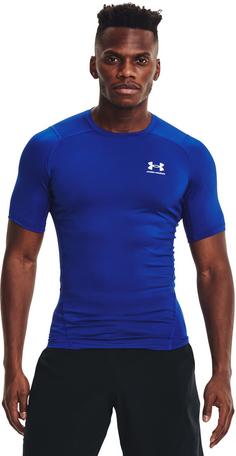 Rückansicht von Under Armour HeatGear Comp Funktionsshirt Herren royal