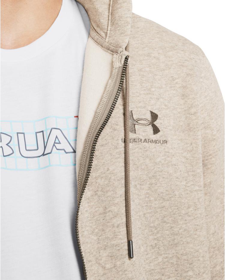 Under Armour Under Armour Essential Kapuzenjacke Herren - timberwolf taupe light hthr - 2 | SportScheck