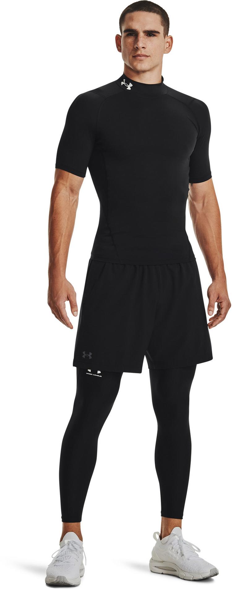 Under Armour Under Armour HeatGear Armour Comp Mock Funktionsshirt Herren - black - 2 | SportScheck