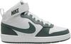 Nike Court Borough Sneaker Kinder - white-vintage green