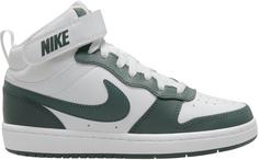 Nike Court Borough Sneaker Kinder white-vintage green