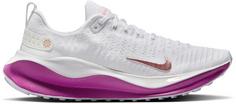 Nike REACTX INFINITY RUN 4 Laufschuhe Damen white-mtlc red bronze-hot fuchsia