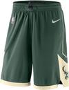 Nike MILWAUKEE BUCKS Basketball-Shorts Herren - fir-flat opal-white