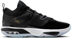 Nike Jordan Stay Loyal 3 Basketballschuhe Herren black-metallic gold-white-football grey
