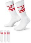 Nike NSW Everyday Essential Socken - white-university red-university red