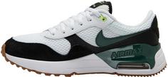 Rückansicht von Nike AIR MAX SYSTM GS Sneaker Kinder white-vintage green-black-barely volt