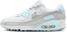 Rückansicht von Nike Air Max 90 Sneaker Damen white-light silver-glacier blue