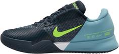 Rückansicht von Nike ZOOM VAPOR PRO 2 CLAY Tennisschuhe Herren armory navy-denim turq-volt