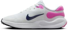 Rückansicht von Nike REVOLUTION 7 GS Laufschuhe Kinder white-midnight navy-playful pink