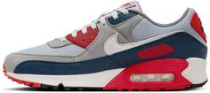 Rückansicht von Nike Air Max 90 Sneaker Herren lt smoke grey-phantom-armory navy