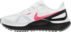 Rückansicht von Nike AIR ZOOM STRUCTURE 25 Laufschuhe Damen white-black-aster pink-pure platinum