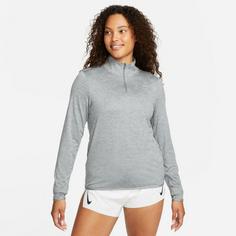 Rückansicht von Nike SWIFT ELMNT Funktionsshirt Damen smoke grey-lt smoke grey-reflective silv