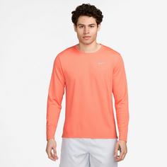 Rückansicht von Nike MILER Funktionsshirt Herren lt wild mango-reflective silv
