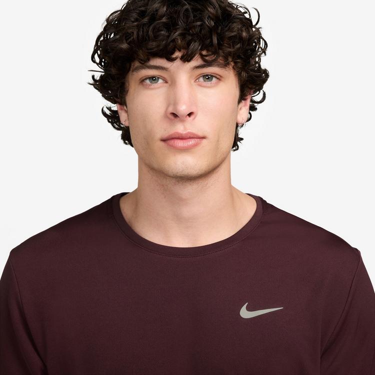 Nike Nike MILER Funktionsshirt Herren - burgundy crush-reflective silv - 2 | SportScheck