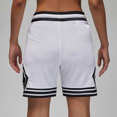 Rückansicht von Nike Diamond Basketball-Shorts Herren white-black