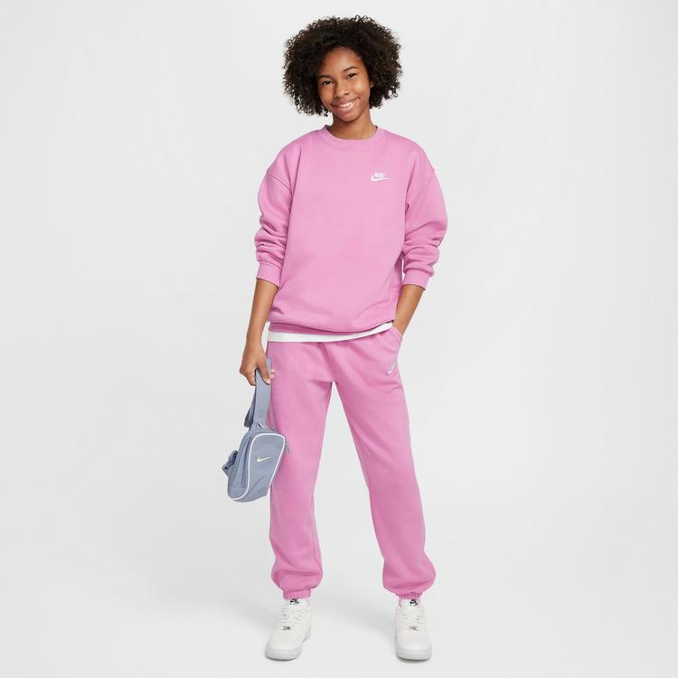 Nike Nike Club Fleece Sweatshirt M&auml;dchen - magic flamingo-white - 3 | SportScheck