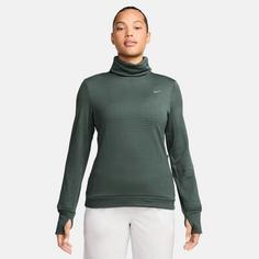 Rückansicht von Nike SWIFT ELEMNT TF Funktionsshirt Damen vintage green-reflective silv