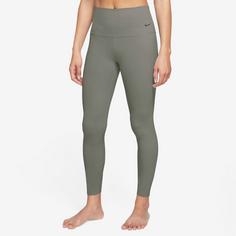 Rückansicht von Nike Zenvy 7/8-Tights Damen light army-black