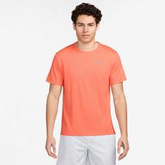 Rückansicht von Nike MILER Funktionsshirt Herren lt wild mango-reflective silv