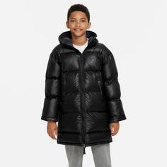 Rückansicht von Nike Therma-FIT Steppjacke Kinder black-black-anthracite-anthracite