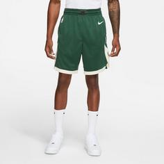 Rückansicht von Nike MILWAUKEE BUCKS Basketball-Shorts Herren fir-flat opal-white