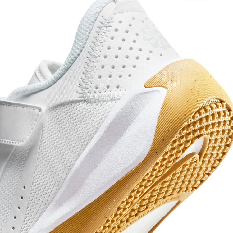 Nike Nike OMNI MULTI-COURT PS Hallenschuhe Kinder - white-white-pure platinum-lt smoke grey - 5 | SportScheck