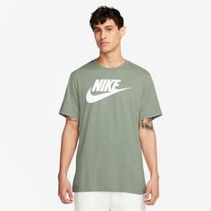 Rückansicht von Nike NSW Icon Futura T-Shirt Herren jade horizon