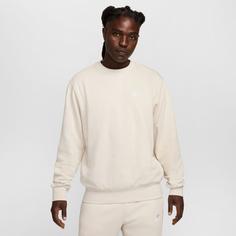 Rückansicht von Nike NSW Club Fleece Sweatshirt Herren light orewood brown-white