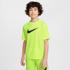 Rückansicht von Nike Dri-FIT Multi Funktionsshirt Kinder volt-black