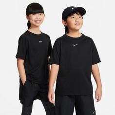 Rückansicht von Nike Dri-FIT Multi+ Funktionsshirt Kinder black-white