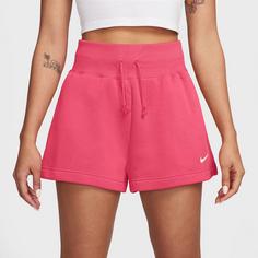Rückansicht von Nike Phoenix Sweatshorts Damen aster pink-sail