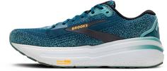 Rückansicht von Brooks Ghost Max 2 Laufschuhe Herren moroccan blue-aqua-orange pop