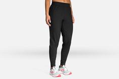 Rückansicht von Brooks Momentum Thermal Laufhose Damen black